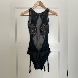 Calvin Klein Black Lace Sleepwear